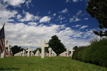 Colleville Sur Mer, cementerio americano del desembarco de Normandía. Francia.