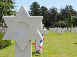 Colleville Sur Mer, cementerio americano del desembarco de Normandía. Francia.