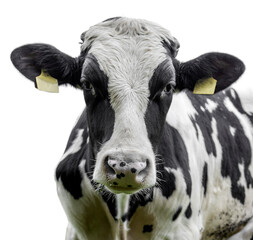 cow on a white background isolated