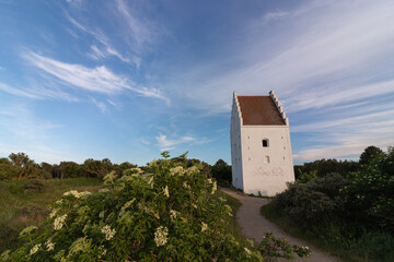 versandetet Kirche bei Skagen, Jütland, Dänemark