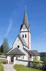 Fototapeta na wymiar Die Pfarrkirche von Keutschach / Kärnten / Österreich