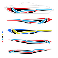 Boat Graphics, Stripe, Vinyl Ready Design