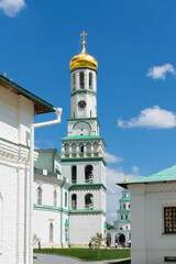 Medieval Russian monastery. Christian culture, tourism and pilgrimage.