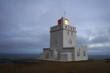 Fototapeta na wymiar Dyrholaey Lighthouse, Iceland