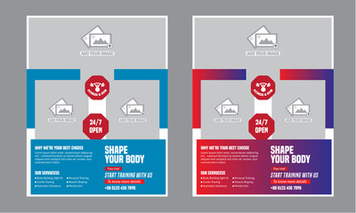  Fitness Gym Flyer Template 