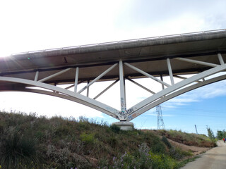 Fototapeta premium Bridge over the Llobregat River