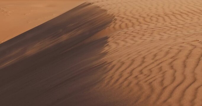 Cinematic Sand Dunes and Wind Blowing Series 4K