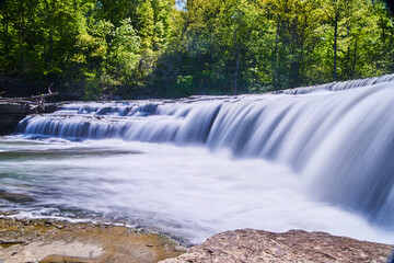 Waterfall in nature