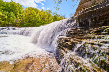 Waterfall in nature
