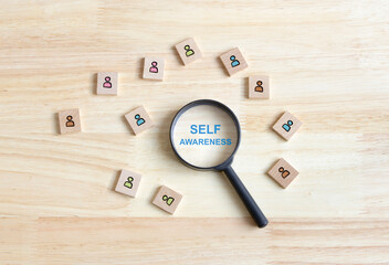 self awareness, human resource management concept, find your passion, who are you 