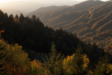 Mountains in the morning