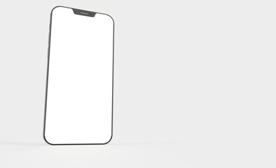 phone 3d illustration mockup smartphone isolated.