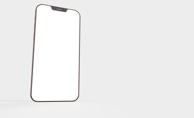 phone 3d illustration mockup smartphone isolated.