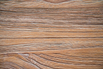 Top view of textured surface of natural brown wooden table as abstract background