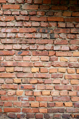 orange brick wall