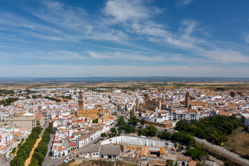 Fototapeta premium vista del centro monumental del municipio de Carmona, Andalucía