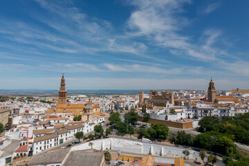 vista del centro monumental del municipio de Carmona, Andalucía
