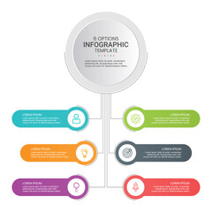 Presentation business infographic template. Vector illustration.