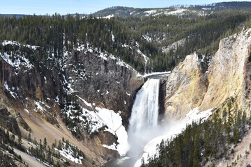 Waterfall in Yellowstone