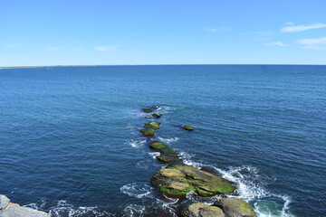 Extending towards sea