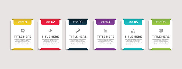 Presentation business infographic template. Vector illustration.