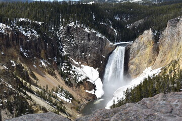waterfall in yosemite