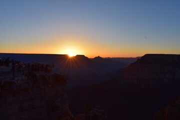 sunrise over the mountains