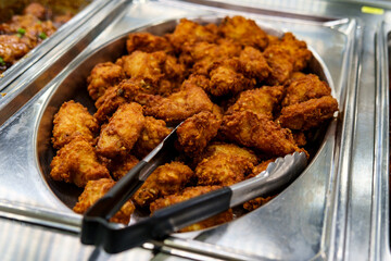 Fried Chicken Wings Buffet