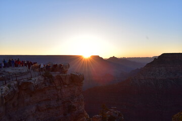 sunrise in the mountains