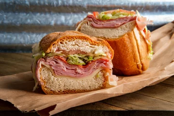 Fotobehang Italian Sub Sandwich © Ezume Images