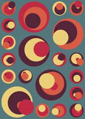 Abstract Geometric Pattern generative computational art illustration