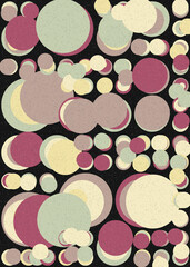 Abstract Geometric Pattern generative computational art illustration