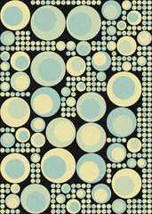 Abstract Geometric Pattern generative computational art illustration