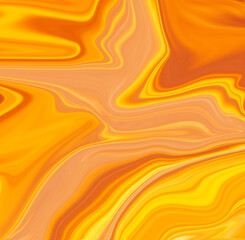 Liquid dynamic gradient waves. Digital blurred background with different colors shades in dynamic composition. Fluid texture.	