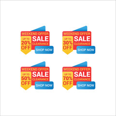 Sale banner template design  Vector illustration.