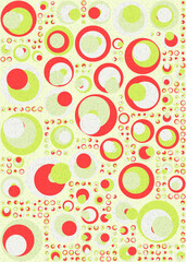 Abstract Geometric Pattern generative computational art illustration