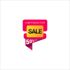 Sale banner template design  Vector illustration.