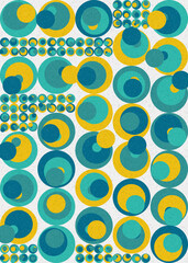 Abstract Geometric Pattern generative computational art illustration