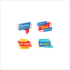 Sale banner template design  Vector illustration.