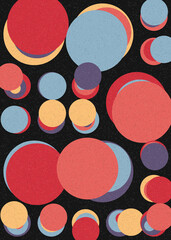 Abstract Geometric Pattern generative computational art illustration