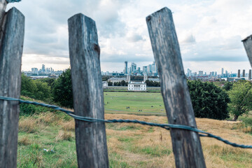 Landscapes of England. London, parks, suburbs. Architecture and exteriors