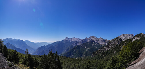 Mountains in spring (Albanian Alps Theth 2,790 ft)