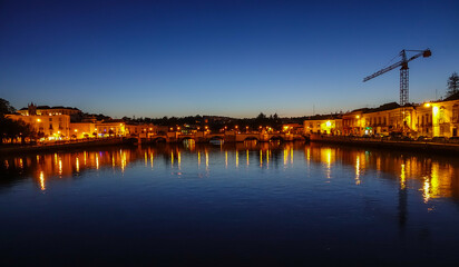 Fototapeta na wymiar Night-cap in Tavira, Portugal