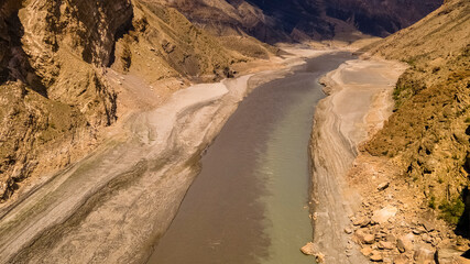 Sulak Canyon is the deepest canyon in Europe. Depth 1920 meters, length 53 km. Located in the valley of the Sulak River. Dagestan, Russia