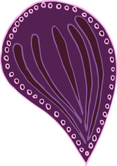 seashell sea vector isolated hand drawing sketch pink