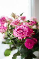 pink roses bouquet