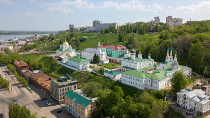 Fototapeta na wymiar View of the Annunciation Monastery in Nizhny Novgorod