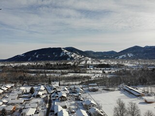 Landschaft in Bayern, Isarwinkel, Brauneck in Lenggries, 
der Voralpenraum