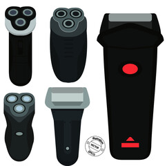 electric shaver illustration