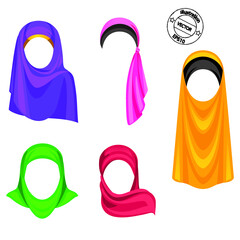 Hijab set.